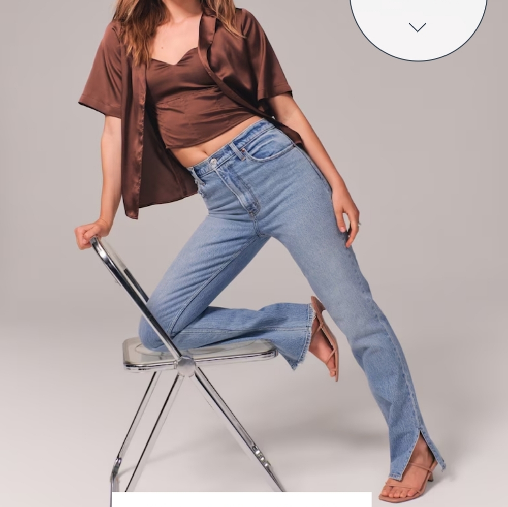 Abercrombie & Fitch High Rise Ankle Flare